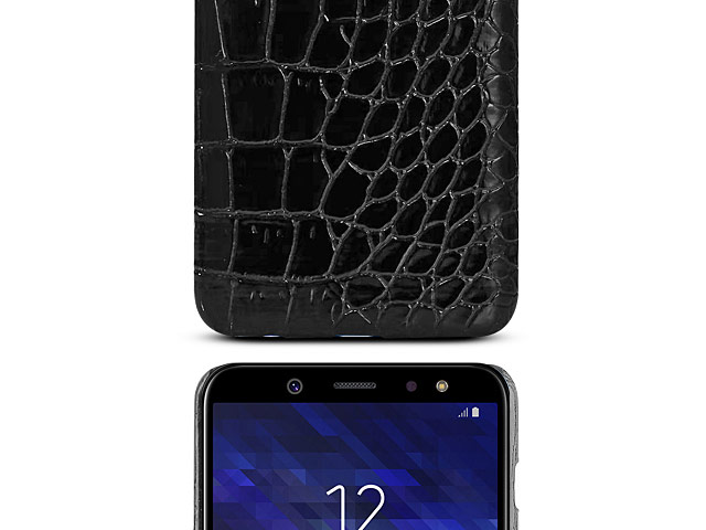 Samsung Galaxy A6+ (2018) Crocodile Leather Back Case