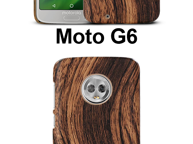 Motorola Moto G6 Woody Patterned Back Case