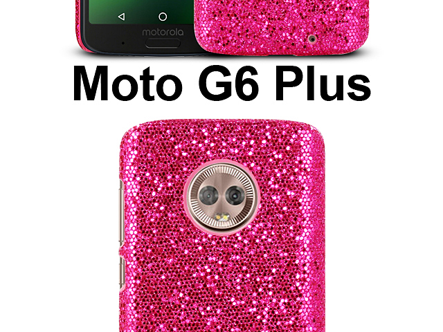 Motorola Moto G6 Plus Glitter Plastic Hard Case
