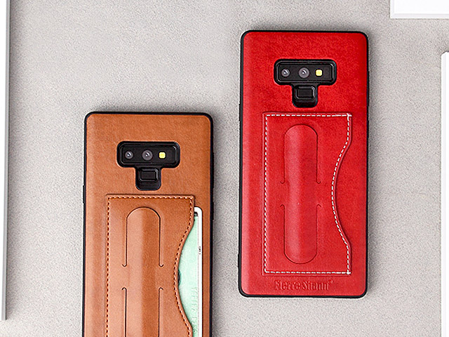 Samsung Galaxy Note9 PU Leather Case with One Touch Stand