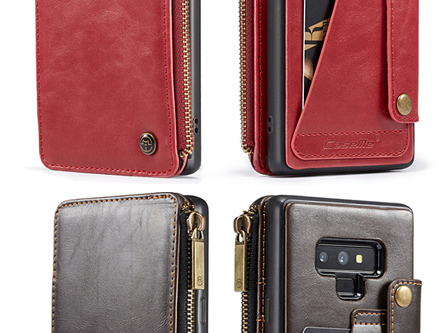 Samsung Galaxy Note9 EDC Zipper Wallet Leather Case