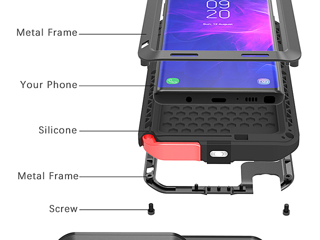 LOVE MEI Samsung Note9 Powerful Bumper Case