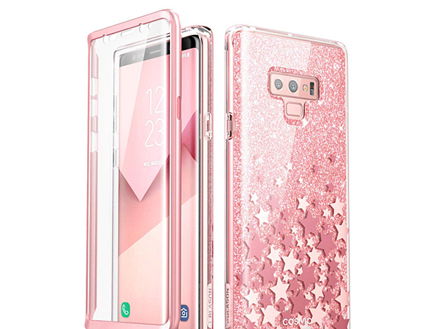 i-Blason Bling Glitter Sparkle Clear Bumper Case with Screen Protector for Samsung Galaxy Note9