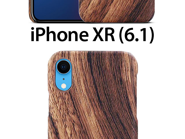 iPhone XR (6.1) Woody Patterned Back Case