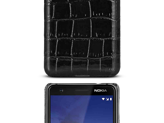 Nokia 3.1 Crocodile Leather Back Case