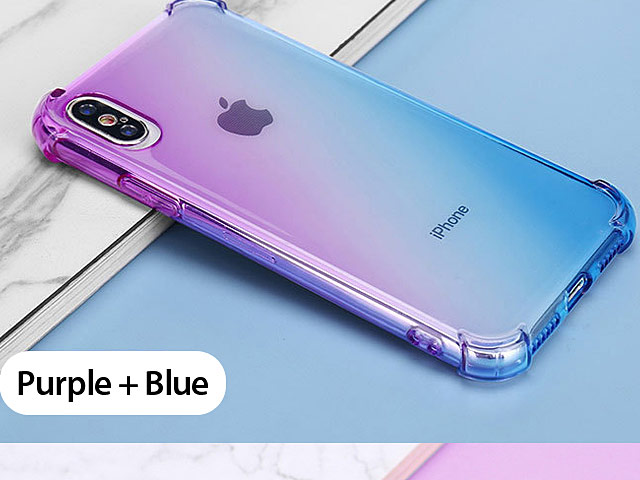 iPhone XS Max (6.5) Gradient Shockproof TPU Soft Case