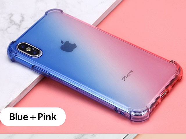 iPhone XS Max (6.5) Gradient Shockproof TPU Soft Case