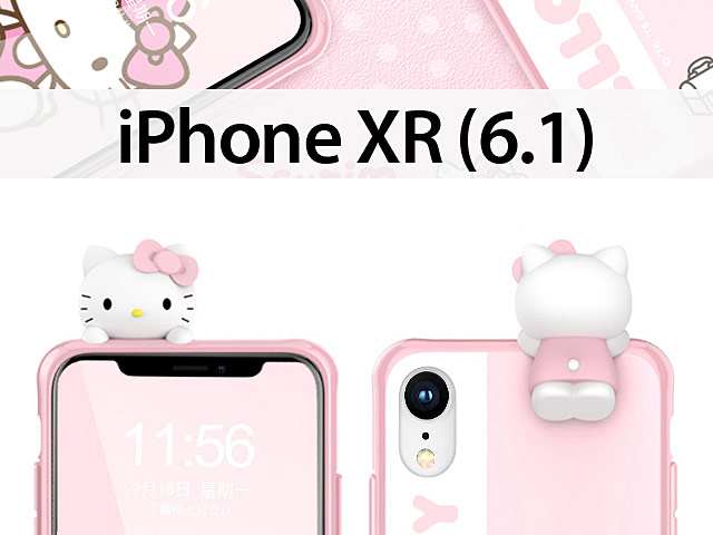 iPhone XR (6.1) 3D Hello Kitty Back Case