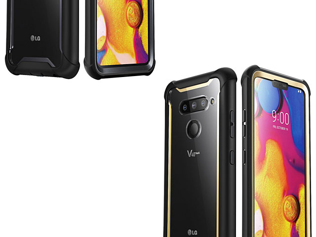 i-Blason Ares Clear Case with Screen Protector for LG V40 ThinQ
