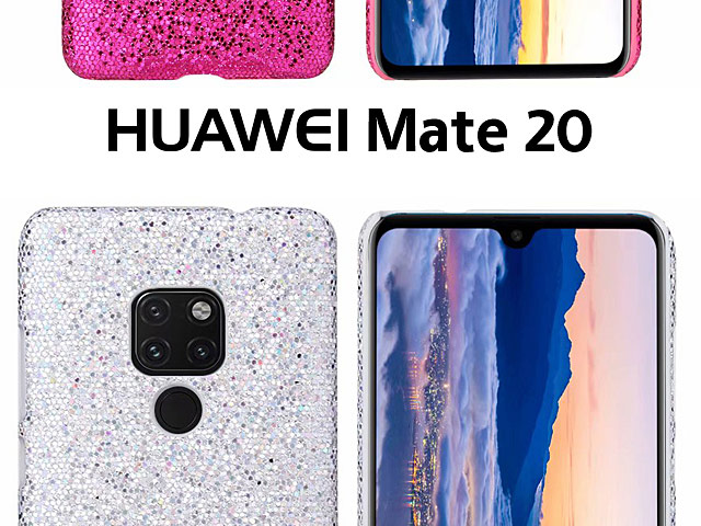 Huawei Mate 20 Glitter Plastic Hard Case