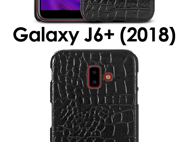 Samsung Galaxy J6+ (2018) Crocodile Leather Back Case