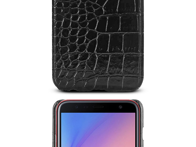 Samsung Galaxy J6+ (2018) Crocodile Leather Back Case
