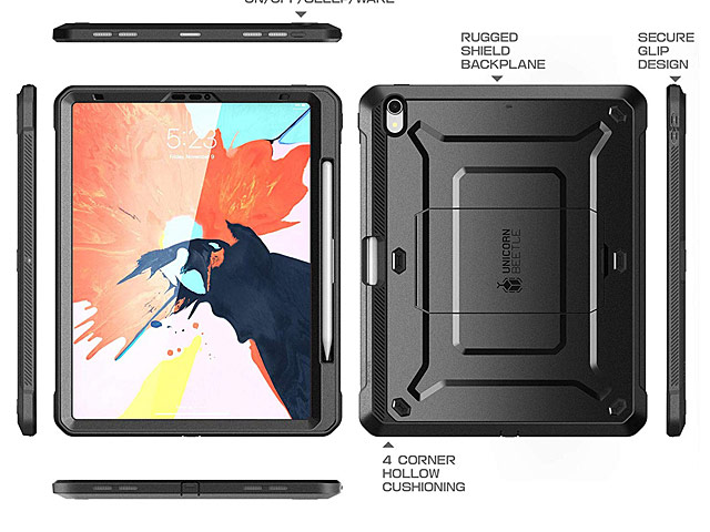 Supcase Unicorn Beetle Pro Rugged Case with Apple Pencil Holder for iPad Pro 12.9 (2018)