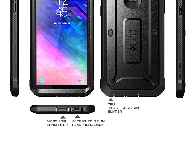 Supcase Unicorn Beetle Pro Rugged Holster Case for Samsung Galaxy A6 (2018)