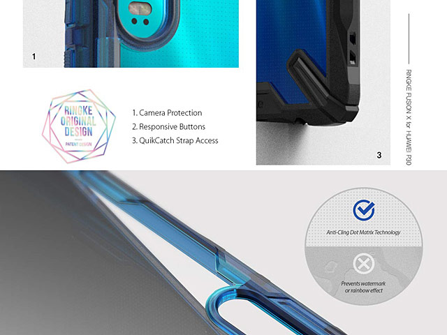 Ringke Fusion-X Case for Huawei P30
