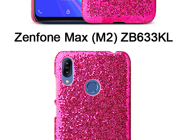Asus Zenfone Max (M2) ZB633KL Glitter Plastic Hard Case