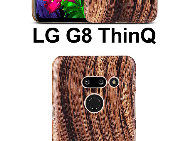 LG G8 ThinQ Woody Patterned Back Case