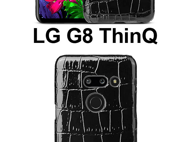 LG G8 ThinQ Crocodile Leather Back Case