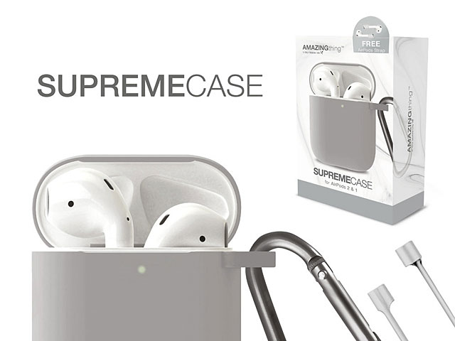 Amazingthing Supreme Flow Case for AirPods - Gray