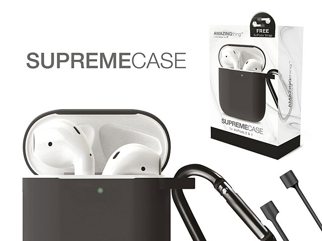 Amazingthing Supreme Flow Case for AirPods - Black