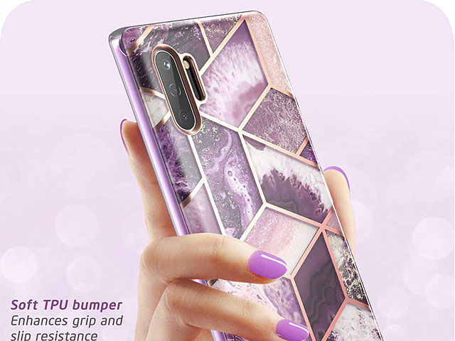 i-Blason Cosmo Slim Designer Case (Purple Marble) for Samsung Galaxy Note10+ / Note10+ 5G