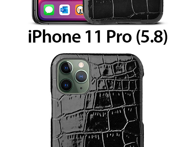iPhone 11 Pro (5.8) Crocodile Leather Back Case