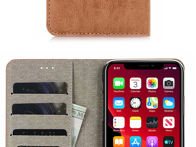 iPhone 11 Pro Max (6.5) Two-Tone Leather Flip Case