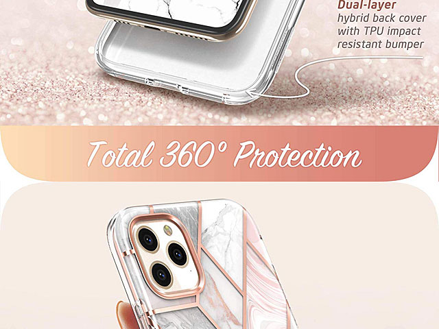 i-Blason Cosmo Slim Designer Case (Pink Marble) for iPhone 11 Pro (5.8)