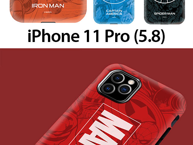 iPhone 11 Pro (5.8) Marvel Series Combo Case