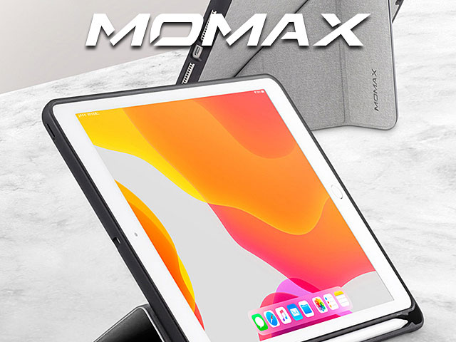 Momax Flip Cover Case with Apple Pencil Holder for iPad 10.2