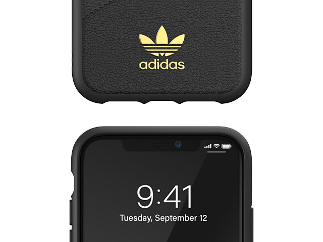 Adidas Moulded Case PU Premium FW19 (Black/Gold) for iPhone 11 (6.1)