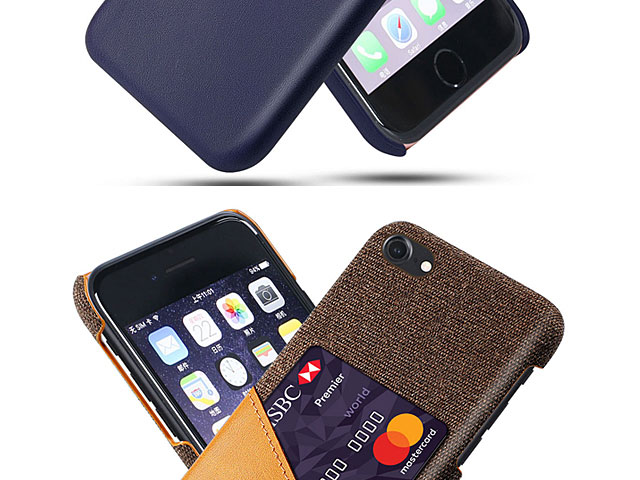 iPhone 7 Two-Tone Leather Case with Card Holder