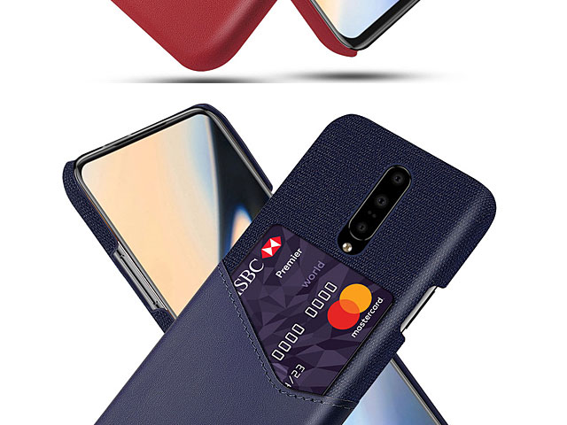 OnePlus 7 Two-Tone Leather Case with Card Holder