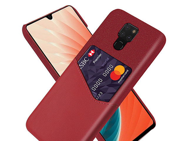 Huawei Mate 20 Two-Tone Leather Case with Card Holder