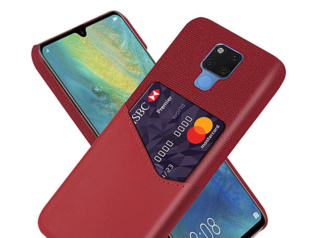 Huawei Mate 20 X Two-Tone Leather Case with Card Holder