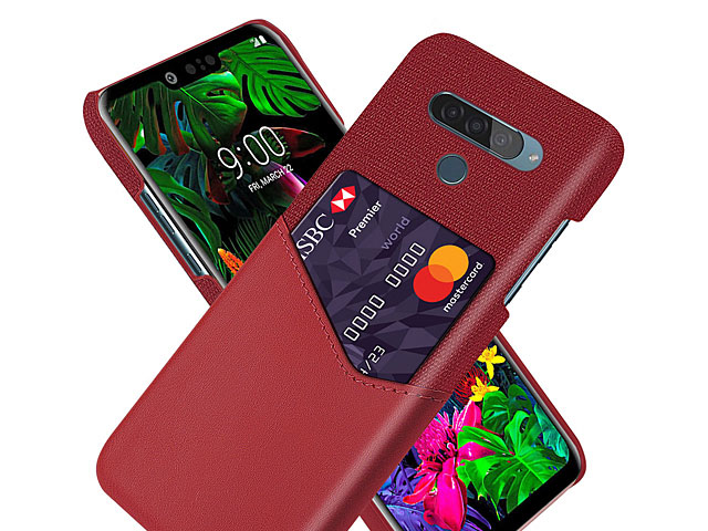 LG G8s ThinQ Two-Tone Leather Case with Card Holder