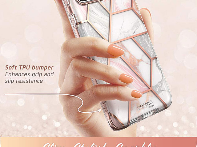 i-Blason Cosmo Slim Designer Case (Pink Marble) for Samsung Galaxy S20 Ultra / S20 Ultra 5G