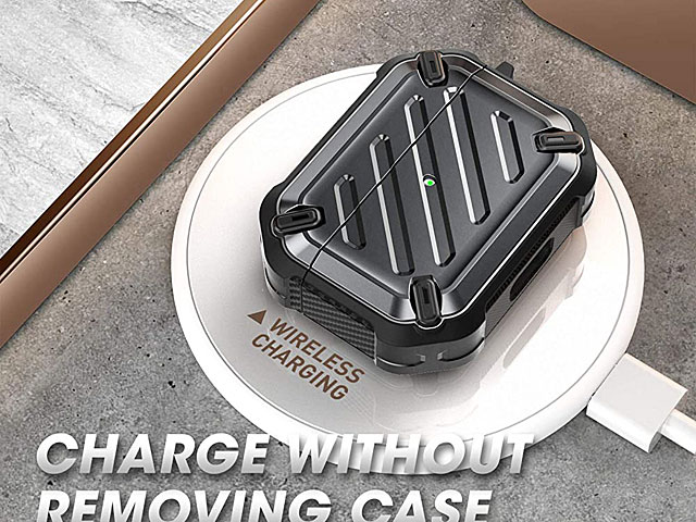 Supcase Unicorn Beetle Pro Rugged Case with Carabiner for Apple AirPods Pro