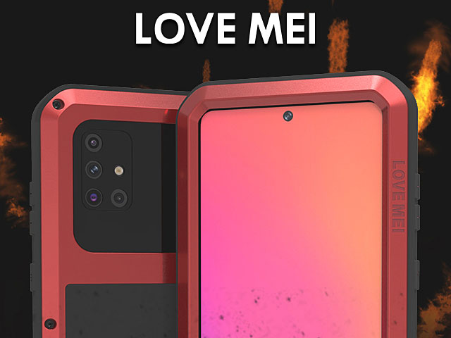 LOVE MEI Samsung Galaxy A71 Powerful Bumper Case