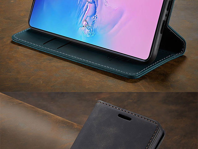 Samsung Galaxy S10 Lite Retro Flip Leather Case