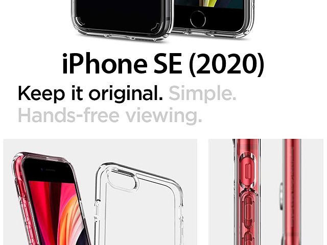 Spigen Ultra Hybrid S Case for iPhone SE (2020)
