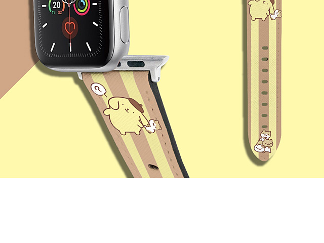 Sanrio Series - Pompompurin Leather Watch Band