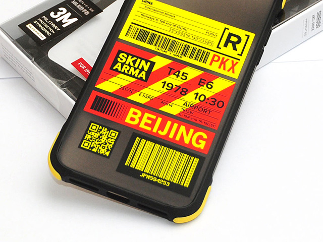 Skinarma Matte Airport Boarding Pass Ticket Case (Beijing) for iPhone 11 (6.1)