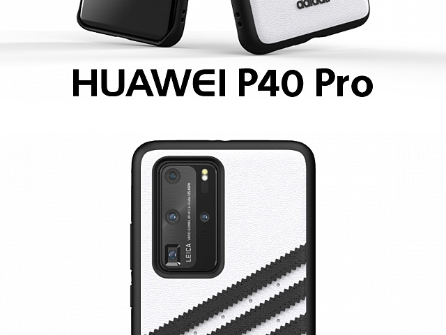 Adidas Moulded Case PU SS220 (White/Black) for Huawei P40 Pro
