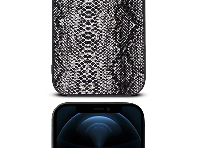 iPhone 12 Pro Max (6.5) Faux Snake Skin Back Case