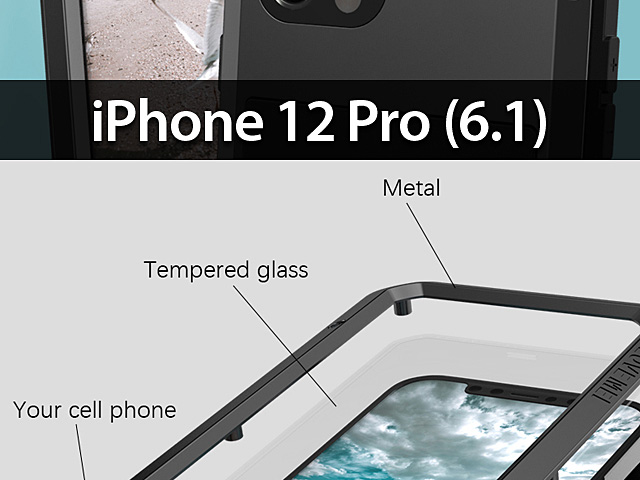 LOVE MEI iPhone 12 Pro (6.1) Powerful Bumper Case