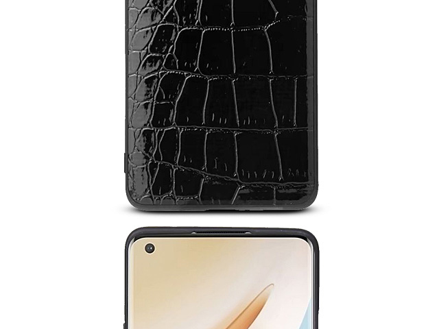 OnePlus 8 Pro Crocodile Leather Back Case