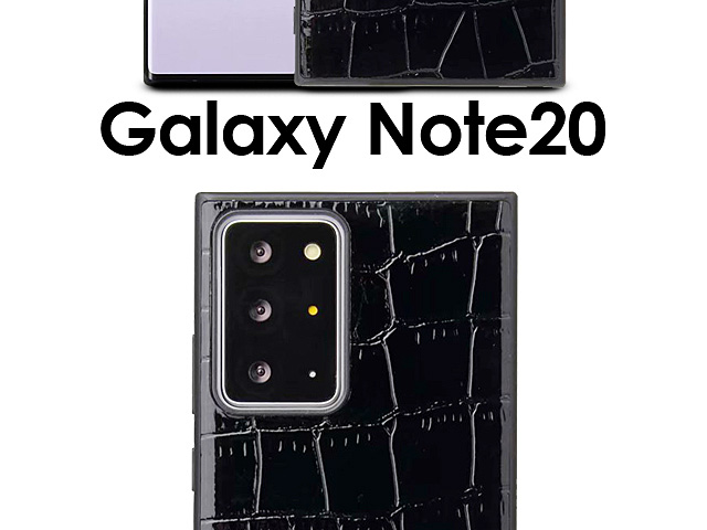 Samsung Galaxy Note20 / Note20 5G Crocodile Leather Back Case