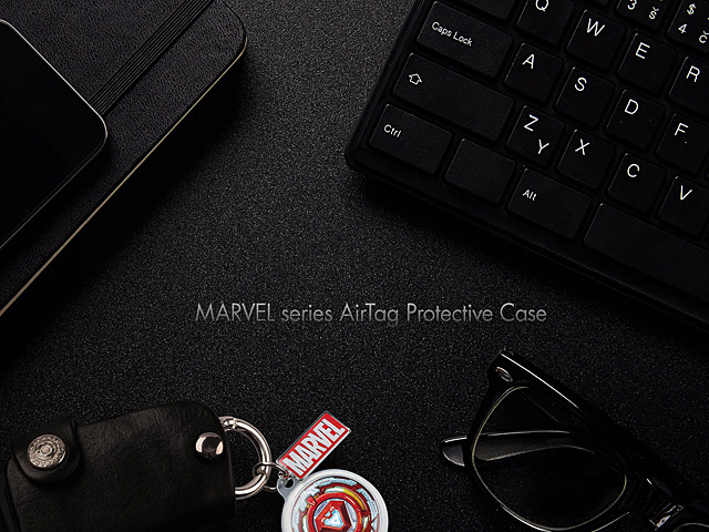 infoThink MARVEL Series AirTag Protective Case - Iron Man