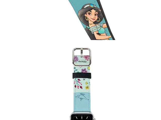 Disney Princess Jasmine Leather Watch Band for Apple Watch